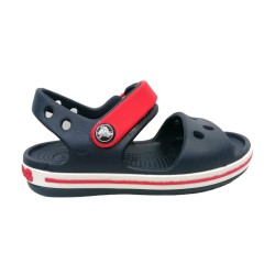 CROCS SANDAL NAVY/RED RELAXED FIT 12856-485
