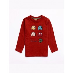 Funky Παιδική Χειμερινή Μπλούζα Μακρυμάνικη Κόκκινη 224-306109-1