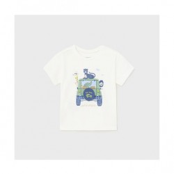 Mayoral Παιδικό T-shirt Εκρού (Ecru) 24-01021-015