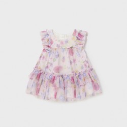 Mayoral Παιδικό Φόρεμα Τούλινο Λιλά 24-01818-006